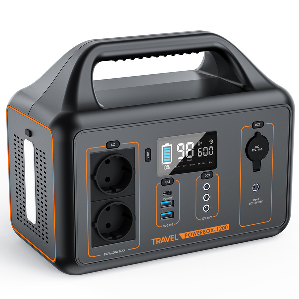 Zdjęcie produktu: Przenośna stacja zasilania Volt Travel Powerbox Opti 1200 (600W) Zdjęcie produktu: Przenośna stacja zasilania Volt Travel Powerbox Opti 1200 (600W)