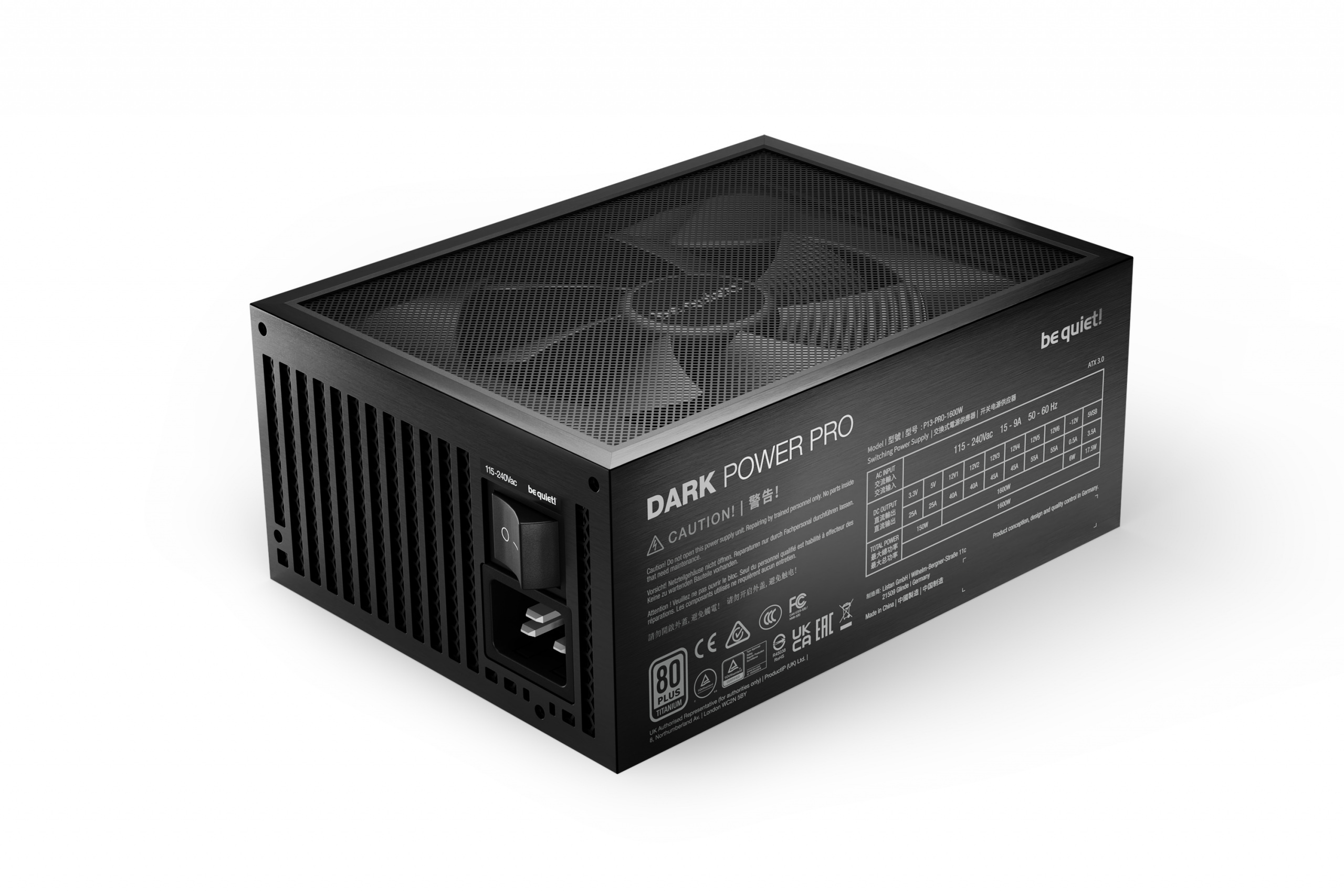 be quiet! Dark Power Pro 13 1600W (BN332)