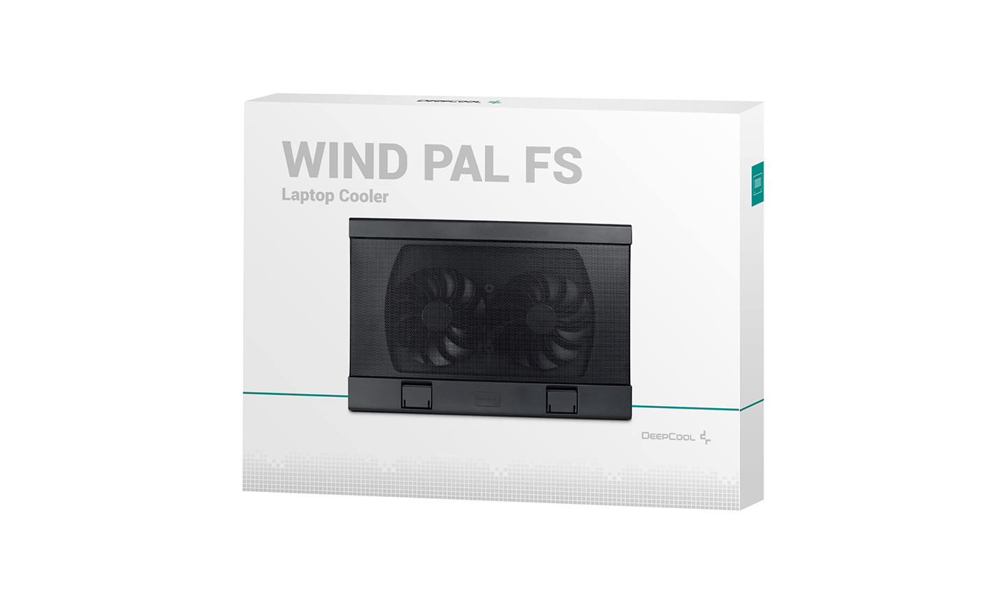 Podstawka pod laptop Deepcool Wind Pal do 17" 2x140mm (DP-N222-WPALFS) Podstawka pod laptop Deepcool Wind Pal do 17" 2x140mm (DP-N222-WPALFS)