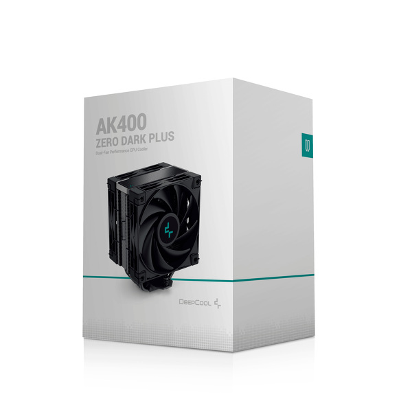 Zdjęcie produktu: Chłodzenie CPU Deepcool AK400 Zero Dark Plus (R-AK400-BKNNMD-G-1) Zdjęcie produktu: Chłodzenie CPU Deepcool AK400 Zero Dark Plus (R-AK400-BKNNMD-G-1)