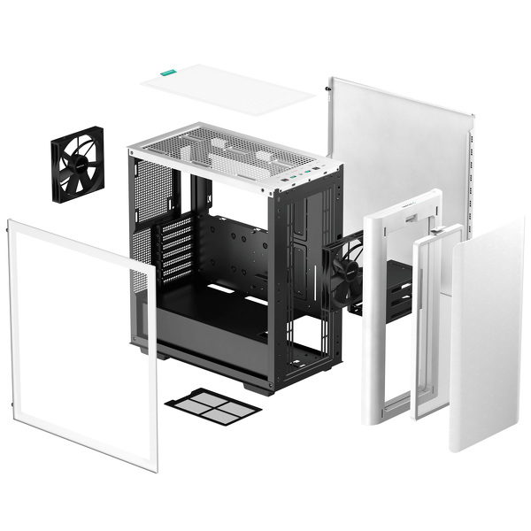 Zdjęcie produktu: Obudowa do komputera Deepcool CK500 White Window (R-CK500-WHNNE2-G-1) Zdjęcie produktu: Obudowa do komputera Deepcool CK500 White Window (R-CK500-WHNNE2-G-1)