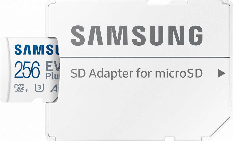 Zdjęcie produktu: Karta Samsung EVO PLUS microSDXC 256GB 130MB/s A2 Class 10 (MB-MC256KA/EU) Zdjęcie produktu: Karta Samsung EVO PLUS microSDXC 256GB 130MB/s A2 Class 10 (MB-MC256KA/EU)