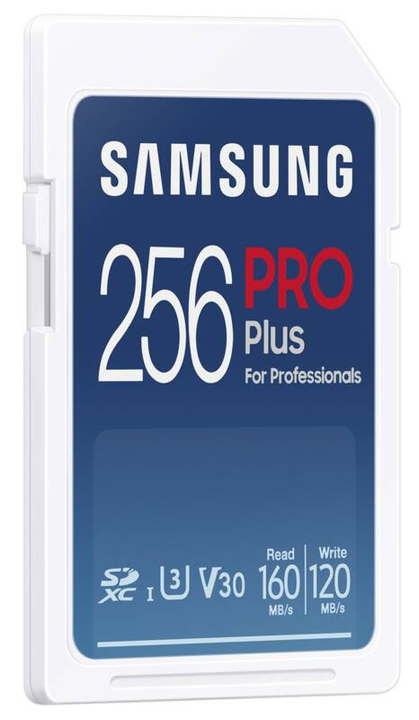 Zdjęcie produktu: Karta Samsung Pro Plus SDXC 256GB 160/120 MB/s A2 Class 10 z czytnikiem (MB-MC256KA/EU)