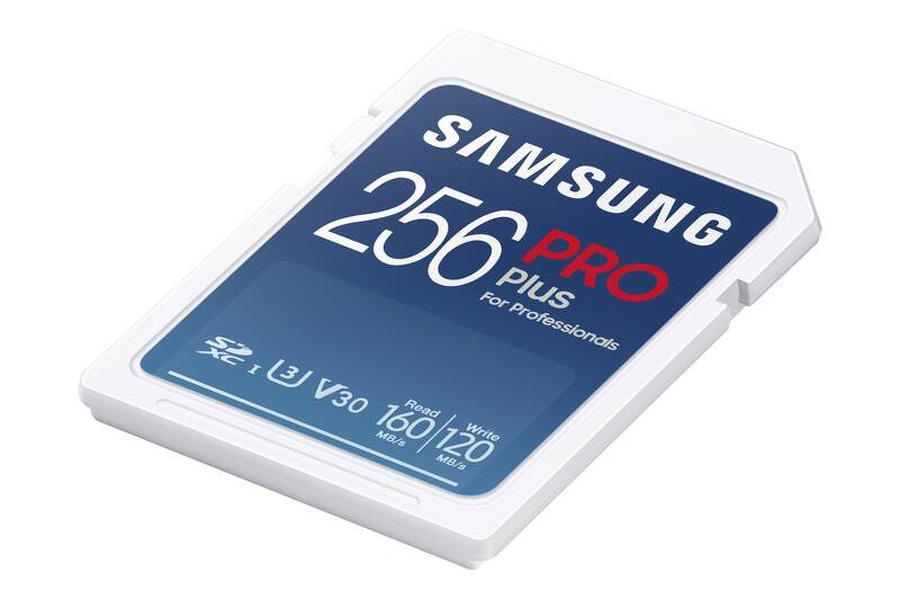 Zdjęcie produktu: Karta Samsung Pro Plus SDXC 256GB 160/120 MB/s A2 Class 10 z czytnikiem (MB-MC256KA/EU)