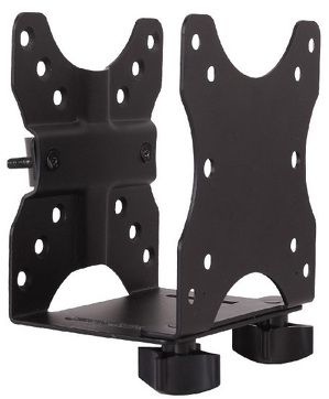 Miniatura produktu: Uchwyt do mini komputerów Maclean, NUC MAC mini CPU, uniwersalny, do 5kg, czarny, MC-720