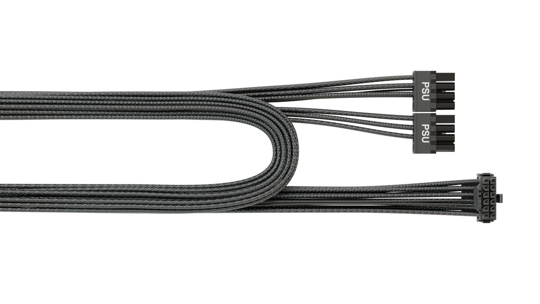Zdjęcie produktu: Kabel Seasonic 16-pin Gen 5 12VHPWR 600W kątowy czarny 750mm