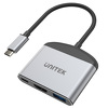 Miniatura zdjęcia: Adapter Unitek USB TYP-C na HDMI 8K, USB-A, USB-C 100W (D1102A)