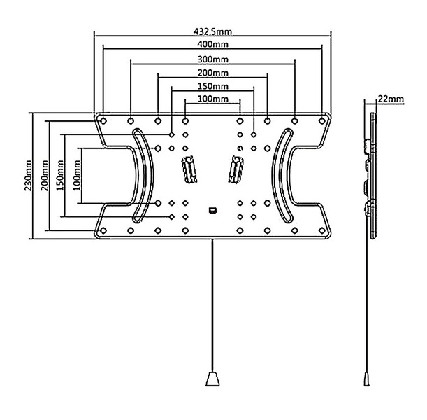 Zdjęcie produktu: Uchwyt do telewizora Maclean MC-809 30kg