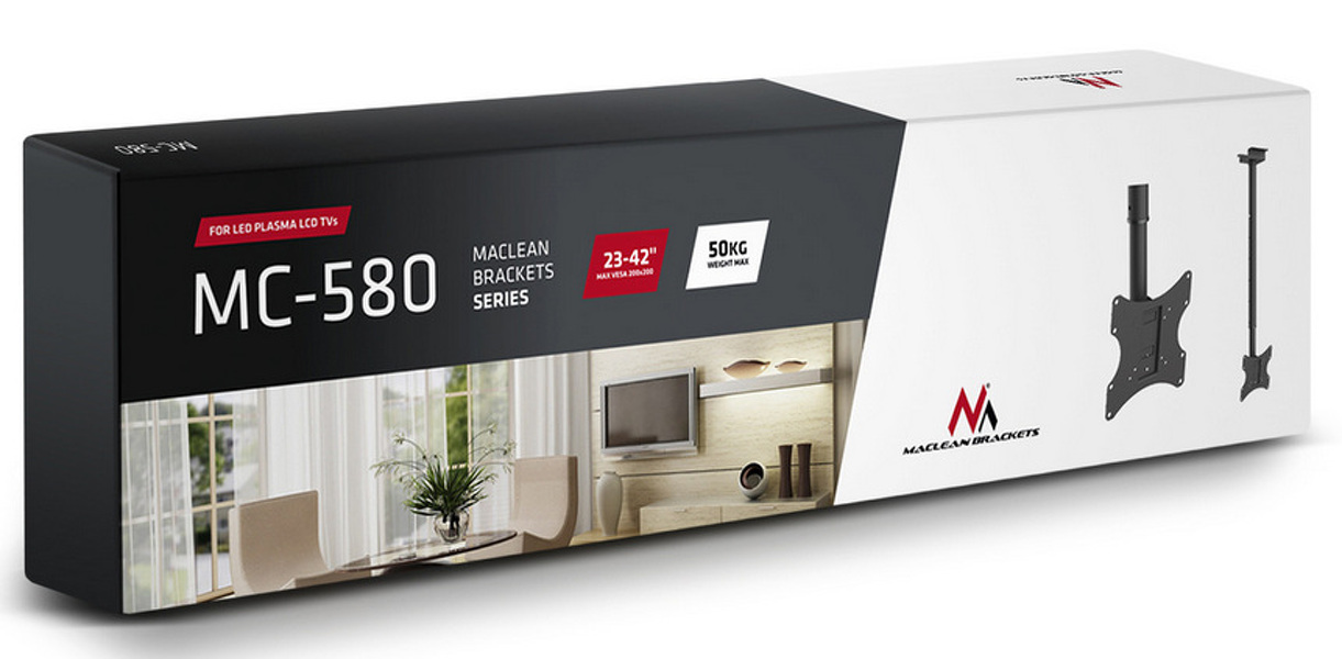 Zdjęcie produktu: Uchwyt do telewizora sufitowy Maclean MC-580