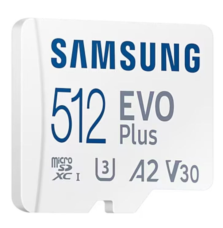 Karta Samsung EVO PLUS microSDXC 512GB 130MB/s A2 Class 10 (MB-MC512KA/EU) Karta Samsung EVO PLUS microSDXC 512GB 130MB/s A2 Class 10 (MB-MC512KA/EU)