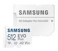 Miniatura zdjęcia: Karta Samsung EVO PLUS microSDXC 512GB 130MB/s A2 Class 10 (MB-MC512KA/EU) Miniatura zdjęcia: Karta Samsung EVO PLUS microSDXC 512GB 130MB/s A2 Class 10 (MB-MC512KA/EU)