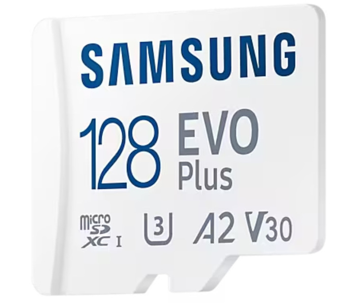 Zdjęcie produktu: Karta Samsung EVO PLUS microSDXC 128GB 130MB/s A2 Class 10 (MB-MC128KA/EU) Zdjęcie produktu: Karta Samsung EVO PLUS microSDXC 128GB 130MB/s A2 Class 10 (MB-MC128KA/EU)