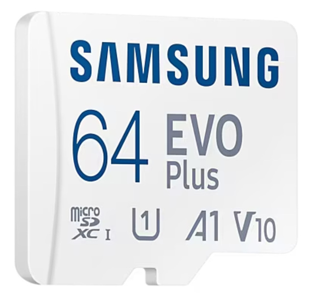 Zdjęcie produktu: Karta Samsung EVO PLUS microSDXC 64GB 130MB/s A2 Class 10 (MB-MC64KA/EU) Zdjęcie produktu: Karta Samsung EVO PLUS microSDXC 64GB 130MB/s A2 Class 10 (MB-MC64KA/EU)