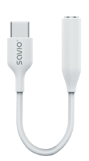 Miniatura produktu: Adapter USB-C, Mini Jack 3,5 mm, AK-52 Savio