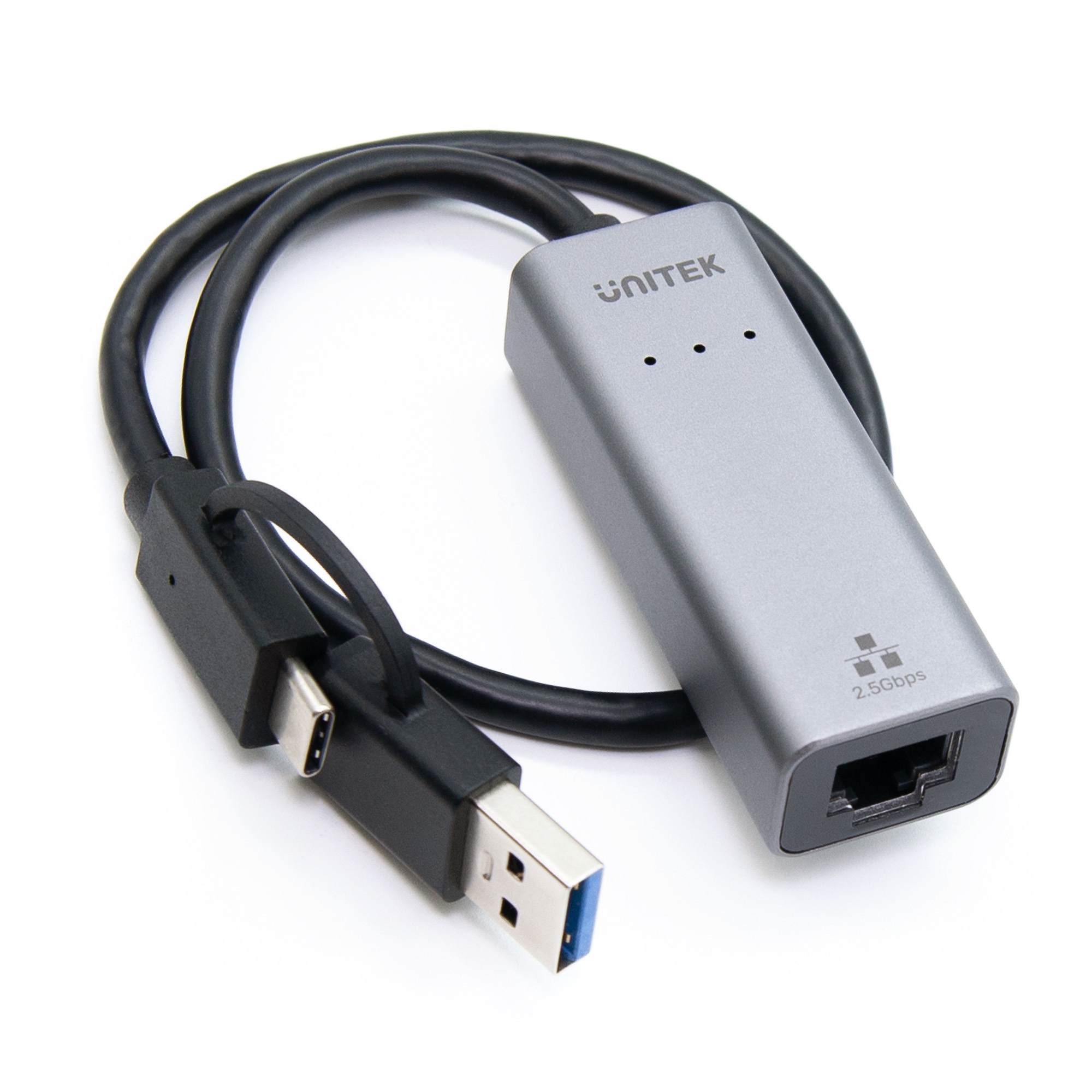 Unitek Adapter USB-A/TYP-C RJ45 (U1313C)