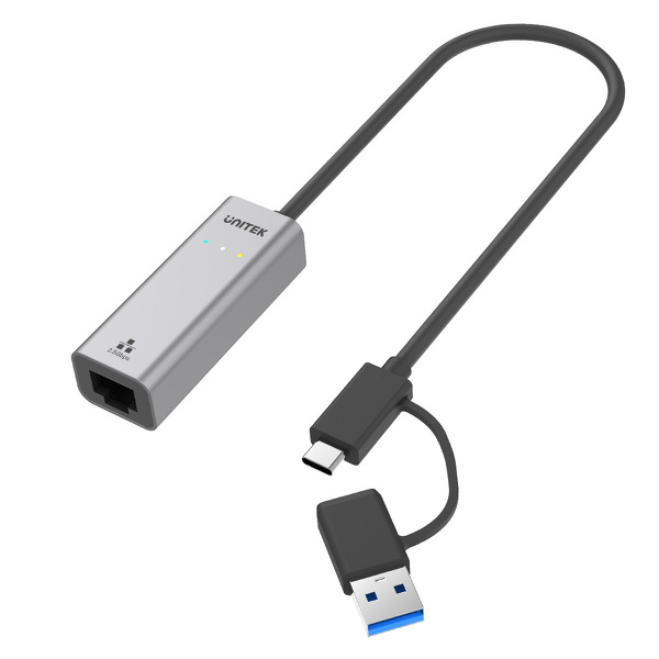 Zdjęcie produktu: Unitek Adapter USB-A/TYP-C RJ45 (U1313C)