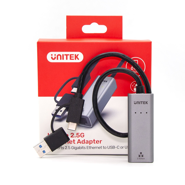 Zdjęcie produktu: Unitek Adapter USB-A/TYP-C RJ45 (U1313C)