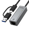 Adapter USB-A/TYP-C to Ethernet 10/100/1000/2500 Unitek (U1313C)