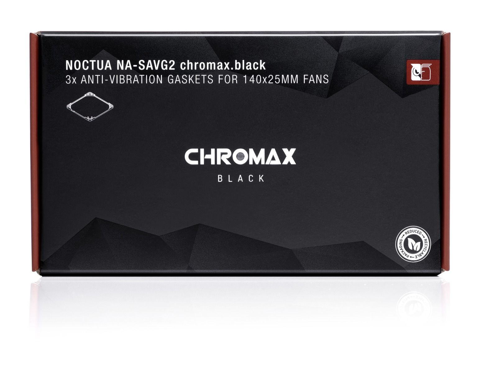 Noctua NA-SAVG2 chromax.black 140mm 3szt