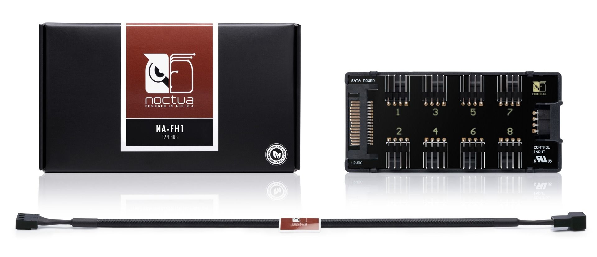 Noctua NA-FH1 ośmiokanałowy PWM Fan Hub