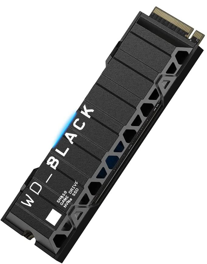 Dysk WD BLACK SN850 NVMe SSD 1TB with Heatsink Gen4 7000/5300MB/s do PS5 (WDBBKW0010BBK-WRSN) Dysk WD BLACK SN850 NVMe SSD 1TB with Heatsink Gen4 7000/5300MB/s do PS5 (WDBBKW0010BBK-WRSN)