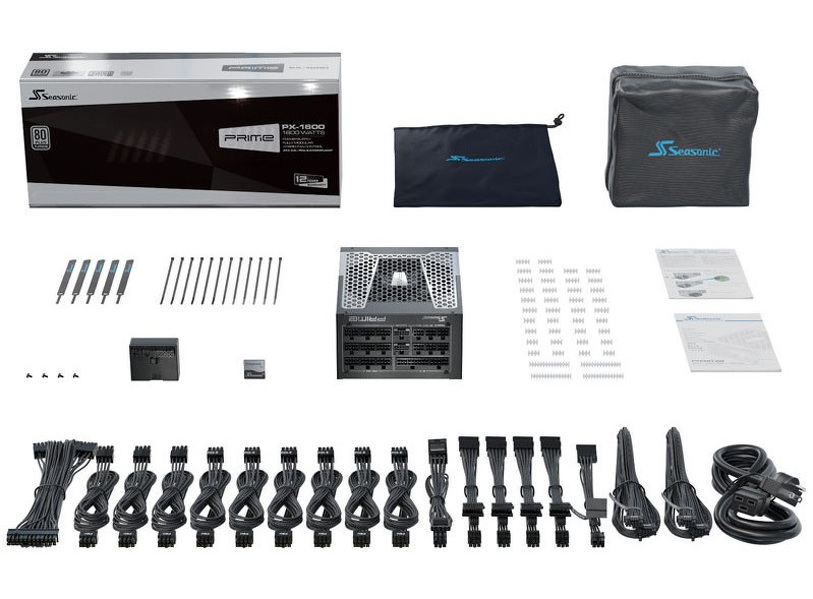 Zdjęcie produktu: Seasonic PRIME ATX 3.1 PCIe 5.1 PX-1600 Platinum 1600W Zdjęcie produktu: Seasonic PRIME ATX 3.1 PCIe 5.1 PX-1600 Platinum 1600W