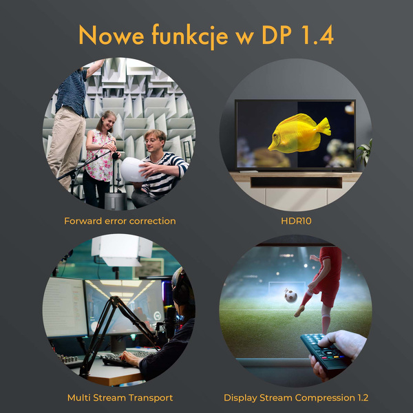 Zdjęcie produktu: Claroc AOC przewód światłowodowy DP 1.4 10M