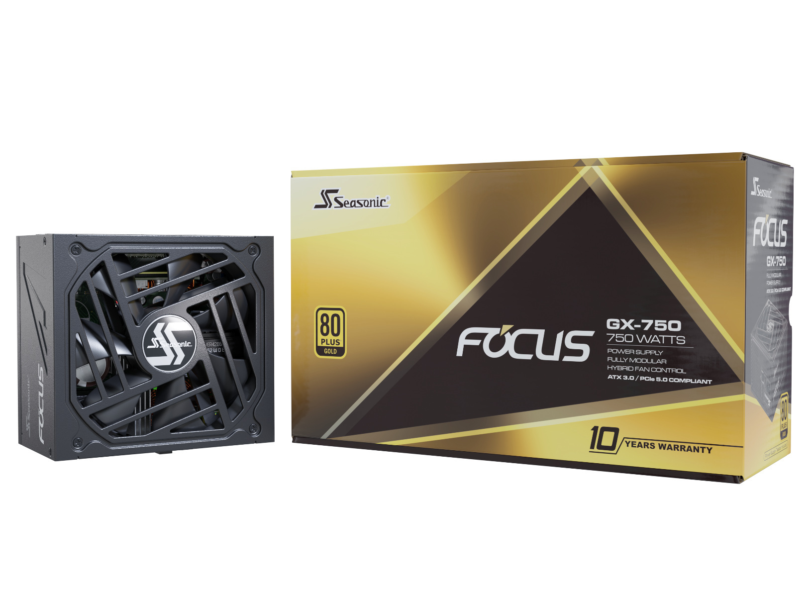 Zasilacz Seasonic FOCUS GX-750 ATX 3.0 80Plus Gold 750W Zasilacz Seasonic FOCUS GX-750 ATX 3.0 80Plus Gold 750W