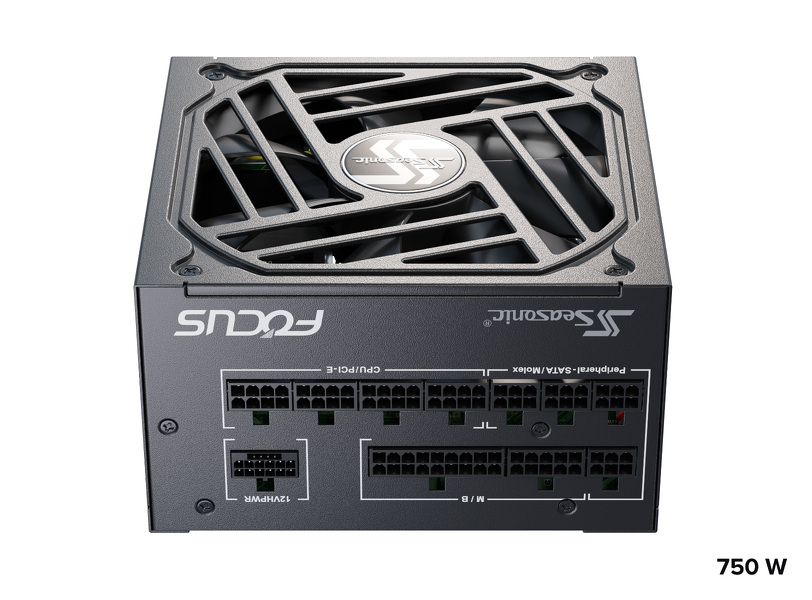 Zdjęcie produktu: Zasilacz Seasonic FOCUS GX-750 ATX 3.0 80Plus Gold 750W Zdjęcie produktu: Zasilacz Seasonic FOCUS GX-750 ATX 3.0 80Plus Gold 750W