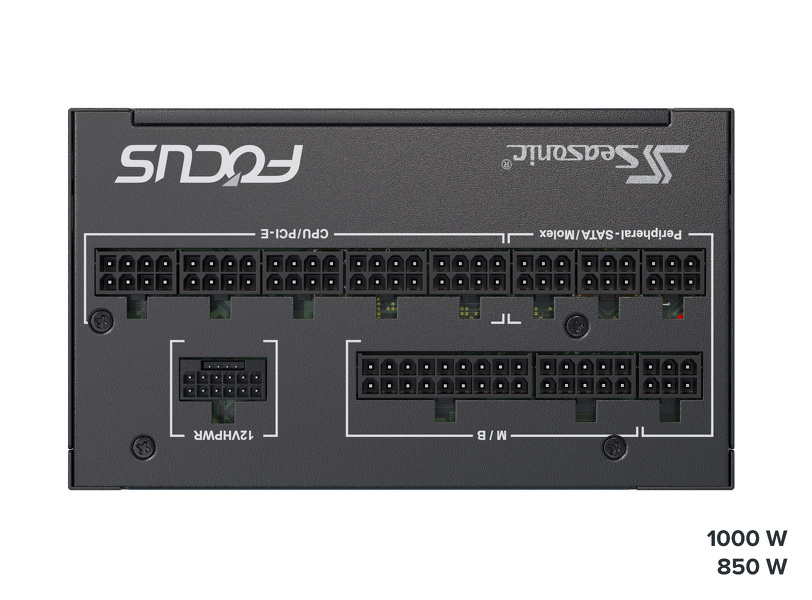 Zdjęcie produktu: Zasilacz Seasonic FOCUS GX-1000 ATX 3.0 80Plus Gold 1000W