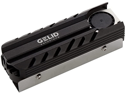 Miniatura produktu: Gelid IceCap Pro M.2 Black, czarny radiator z termopadami na dyski (HS-M2-SSD-22)