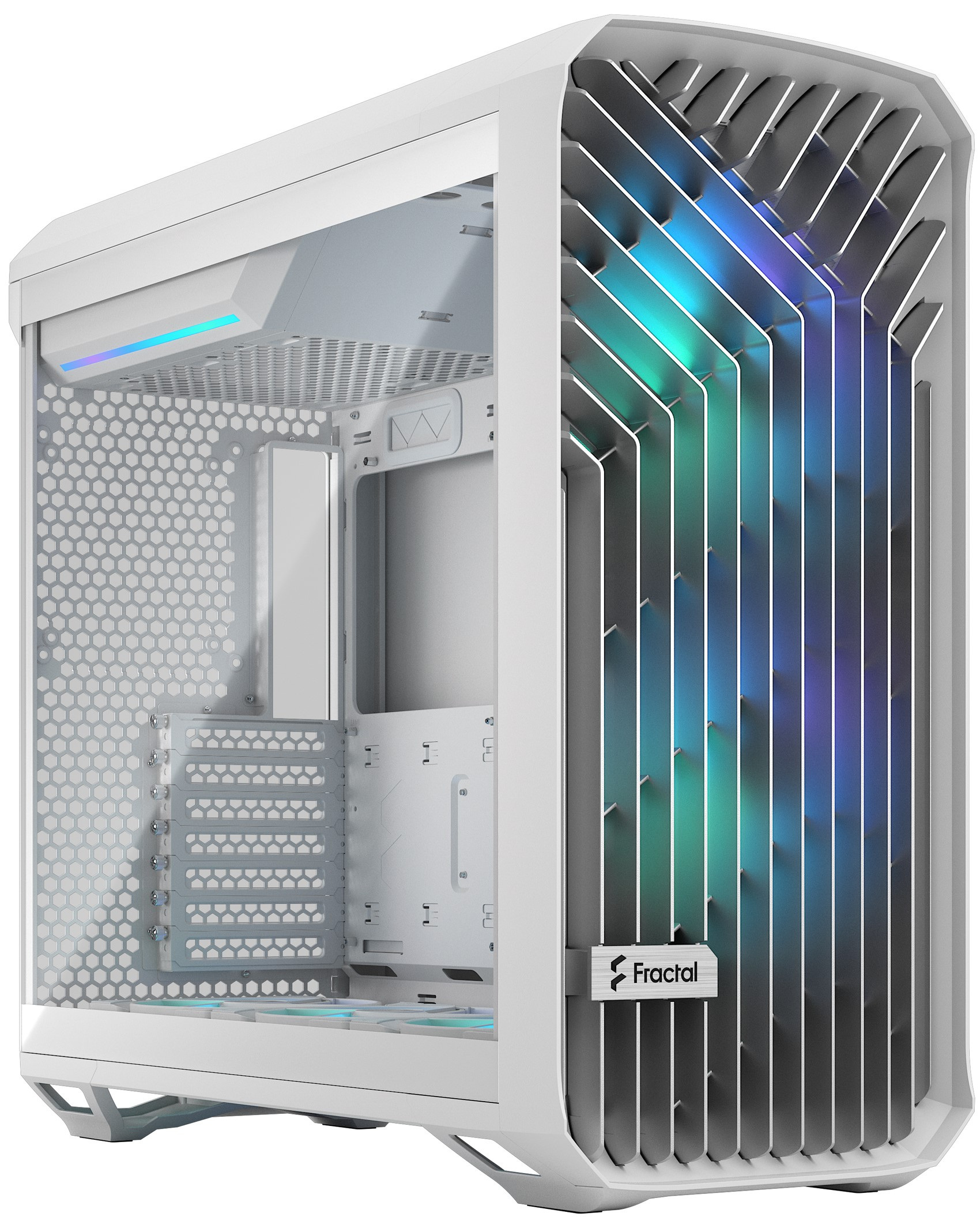 Fractal Design Torrent White RGB TG Clear