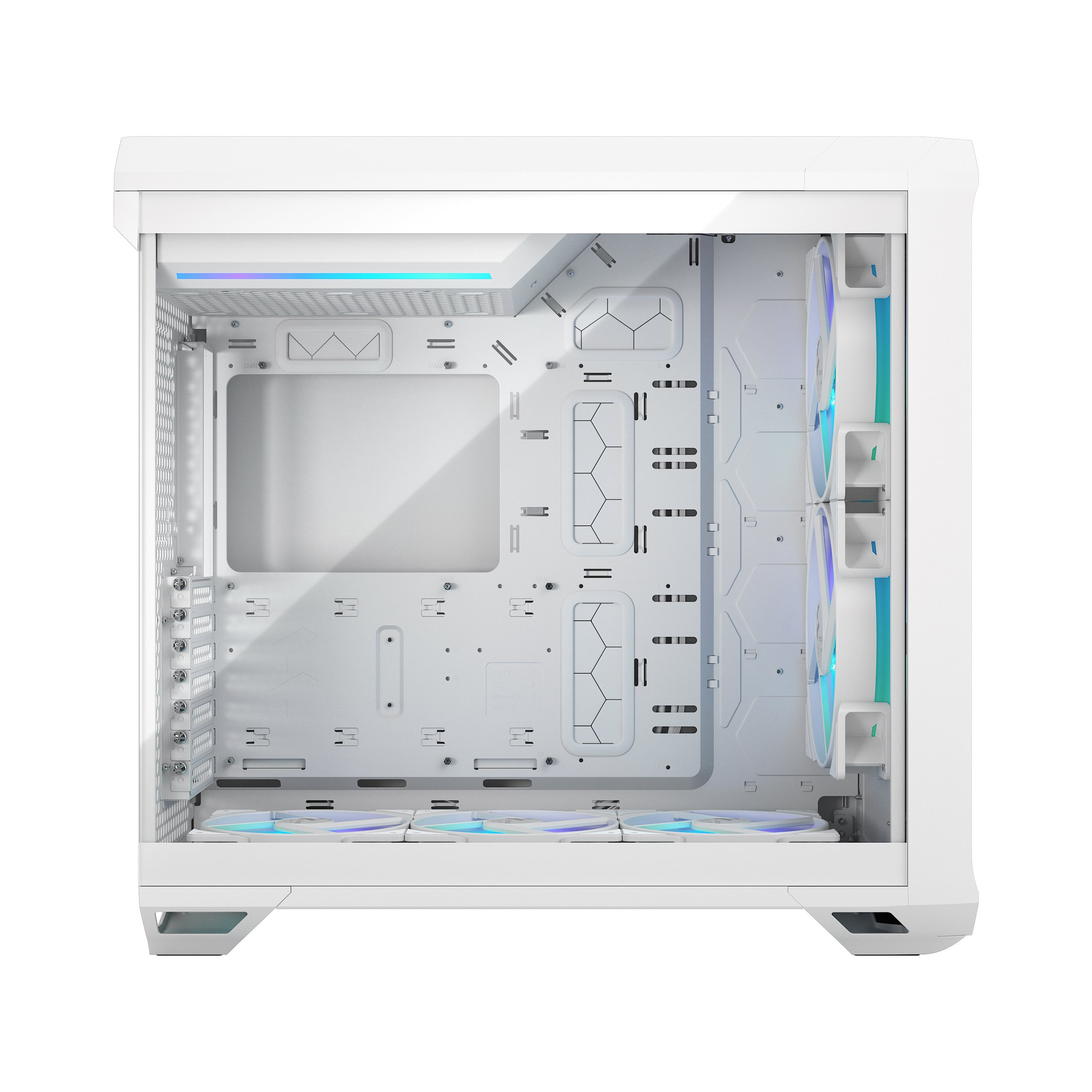 Fractal Design Torrent White RGB TG Clear