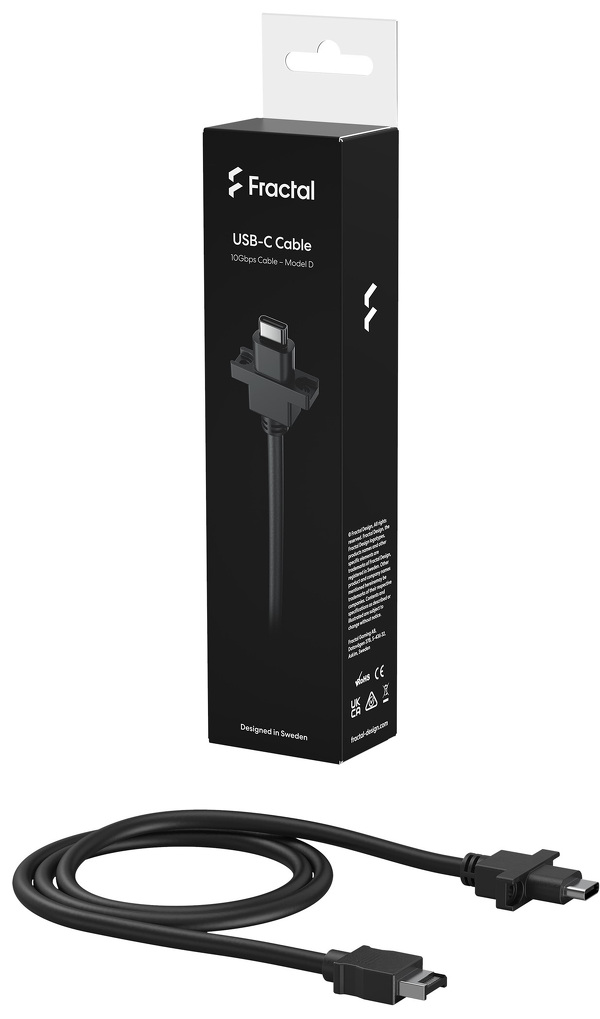 Zdjęcie produktu: Fractal Design Kabel USB-C 10Gbps Model D dla serii Pop Zdjęcie produktu: Fractal Design Kabel USB-C 10Gbps Model D dla serii Pop