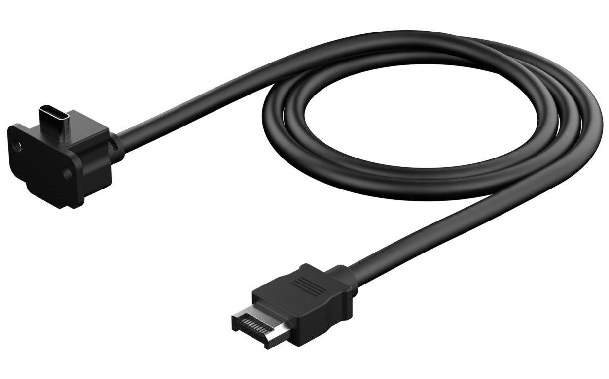 Fractal Design Kabel USB-C 10Gbps Model E dla serii Meshify 2 Lite i Meshify 2 Compact Lite Fractal Design Kabel USB-C 10Gbps Model E dla serii Meshify 2 Lite i Meshify 2 Compact Lite