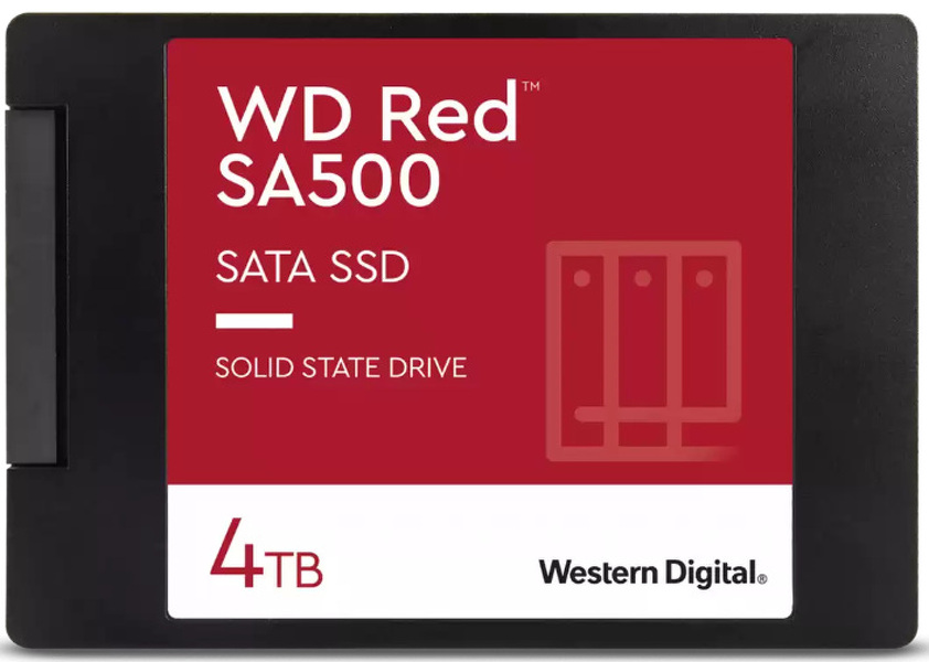 Zdjęcie produktu: Dysk WD Red SA500 SSD 2,5" 4TB SATA WDS400T1R0A Zdjęcie produktu: Dysk WD Red SA500 SSD 2,5" 4TB SATA WDS400T1R0A