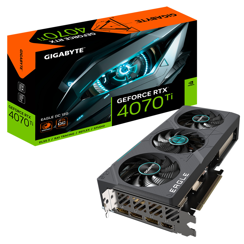 Gigabyte GeForce RTX 4070 Ti Eagle OC 12GB GDDR6X DLSS 3 (GV-N407TEAGLE OC-12GD 2.0)
