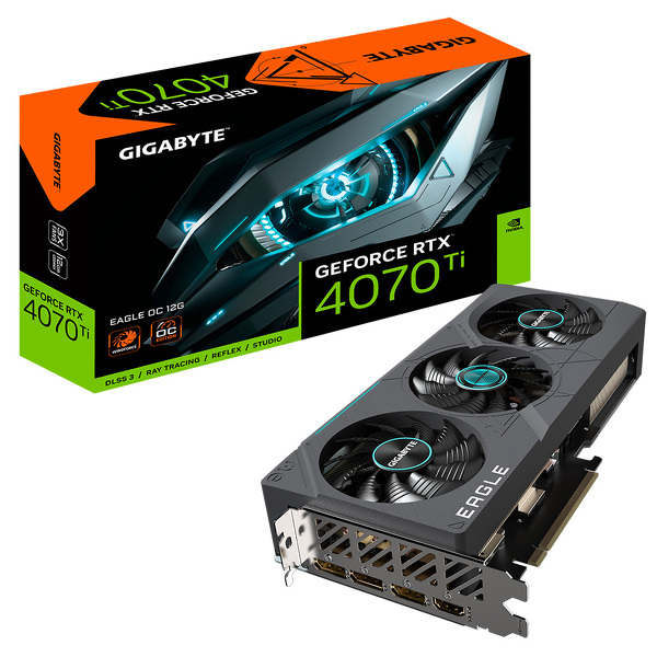 Zdjęcie produktu: Gigabyte GeForce RTX 4070 Ti Eagle OC 12GB GDDR6X DLSS 3 (GV-N407TEAGLE OC-12GD 2.0)