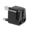 Adapter gniazdo EU na wtyk UK Maclean, czarny, MCE154