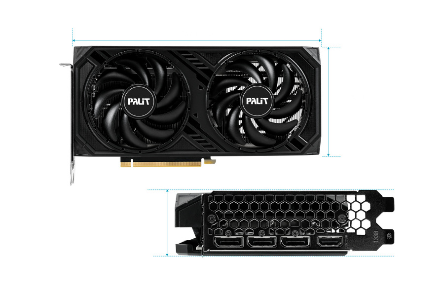 Zdjęcie produktu: Palit GeForce RTX 4060 Ti Dual 8GB GDDR6 DLSS 3 (NE6406T019P1-1060D) Zdjęcie produktu: Palit GeForce RTX 4060 Ti Dual 8GB GDDR6 DLSS 3 (NE6406T019P1-1060D)