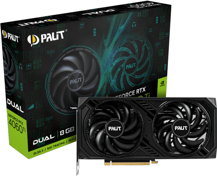 Zdjęcie produktu: Palit GeForce RTX 4060 Ti Dual 8GB GDDR6 DLSS 3 (NE6406T019P1-1060D) Zdjęcie produktu: Palit GeForce RTX 4060 Ti Dual 8GB GDDR6 DLSS 3 (NE6406T019P1-1060D)
