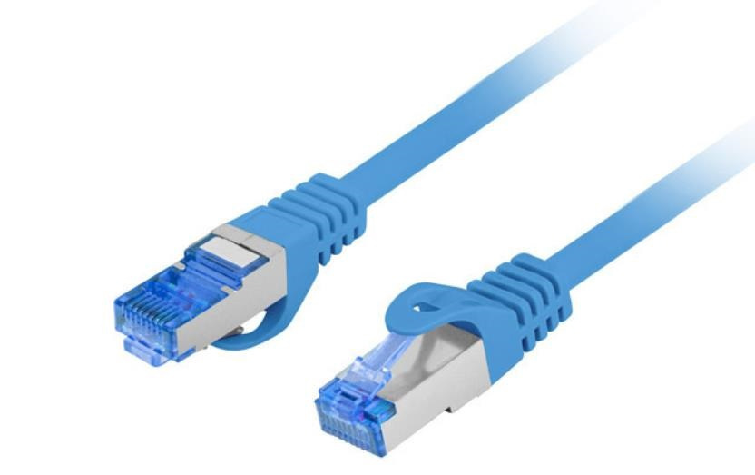 Lanberg RJ45 Patch cord Kat.6A 2m niebieski