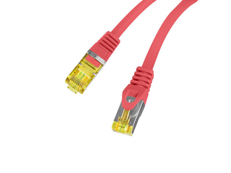 Zdjęcie produktu: Lanberg RJ45 Patch cord Kat.6A 25cm czerwony