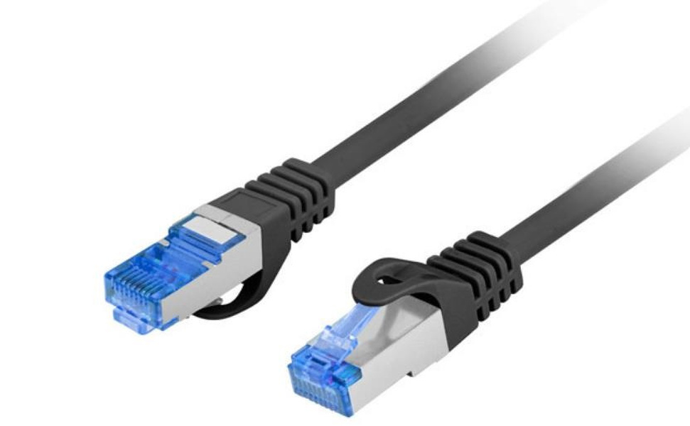 Zdjęcie produktu: Lanberg Patchcord Kat.6A S/FTP 25cm czarny
