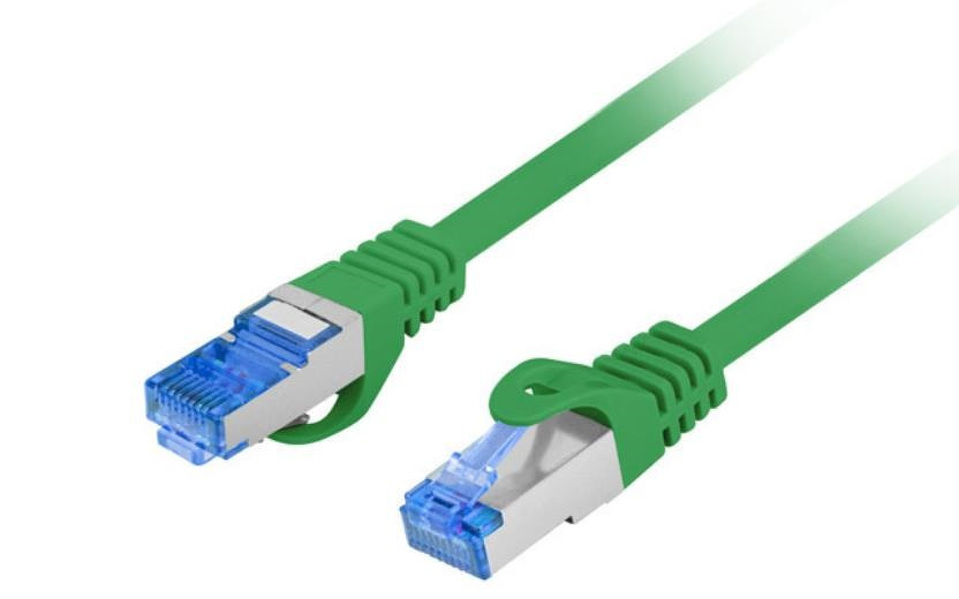 Zdjęcie produktu: Lanberg Patchcord Kat.6A S/FTP 25cm zielony