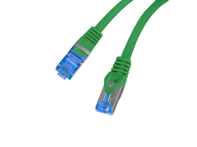 Zdjęcie produktu: Lanberg Patchcord Kat.6A S/FTP 25cm zielony