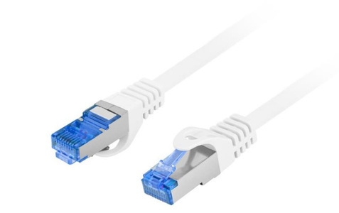 Miniatura produktu: Kabel Lanberg RJ45 Patch cord Kat.6A S/FTP LSZH CCA 0.25m Biały Fluke Passed