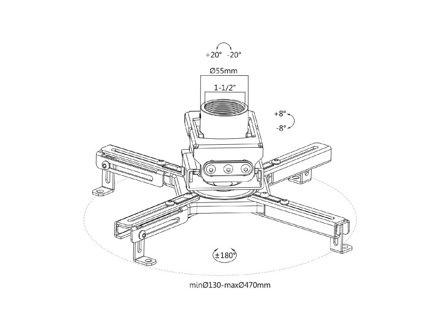 Maclean MC-913 Profi Market System czarny
