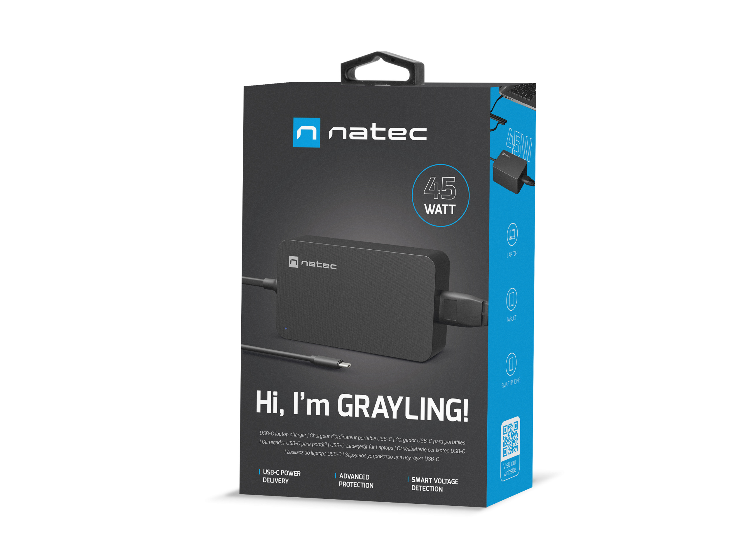 Natec GRAYLING Ładowarka USB TYP-C 90W