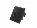 Miniatura zdjęcia: Gniazdo Podtynkowe 230V Pojedyncze + 2x USB 2.1a French Lanberg czarne